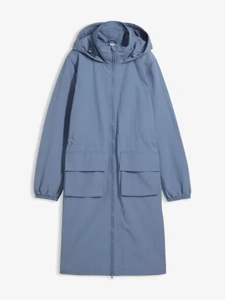 Lekka parka hydrofobowa niebieska