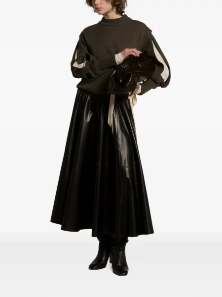 Pulover Alberta Ferretti de lână verde