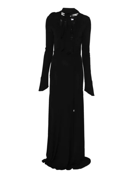 Rochie maxi The Attico de costum negru