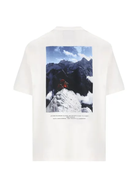 Tricou The North Face cu imagine alb
