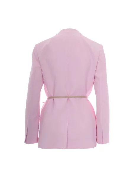 Lniana lniana marynarka Fabiana Filippi różowa