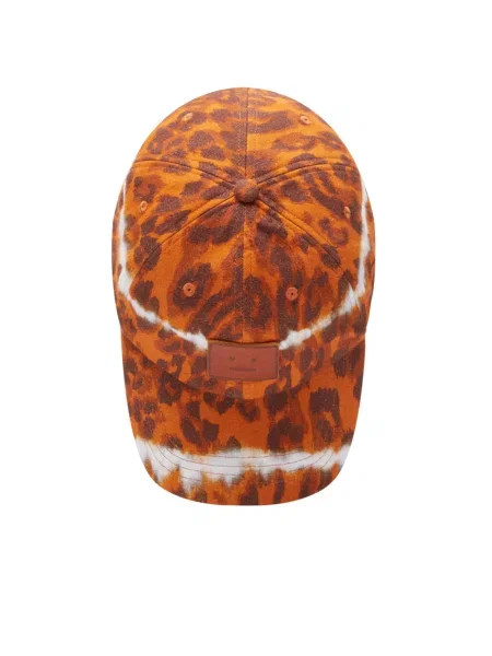 Czapka z daszkiem Acne Studios czerwona