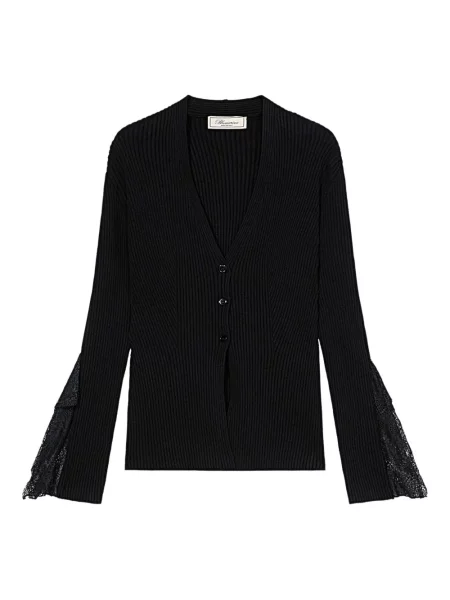 Cardigan Blumarine din dantelă negru