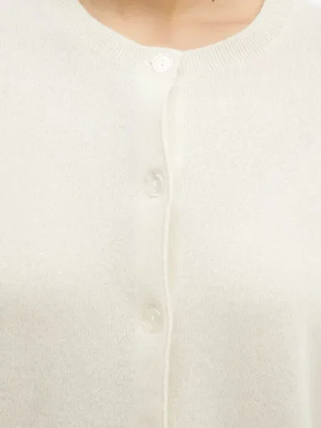 Cardigan Samsøe Samsøe din cașmir alb