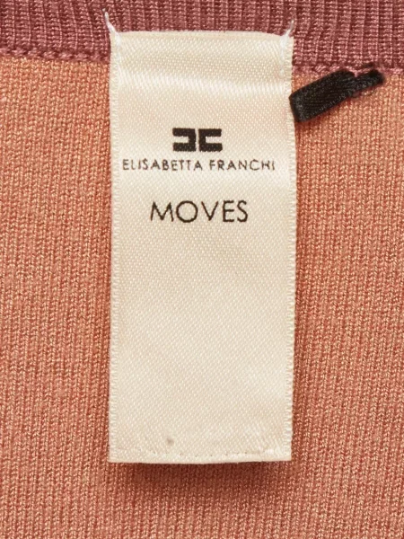 Rochie mini Elisabetta Franchi tricotate maro