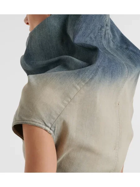 Top Rick Owens drapat albastru