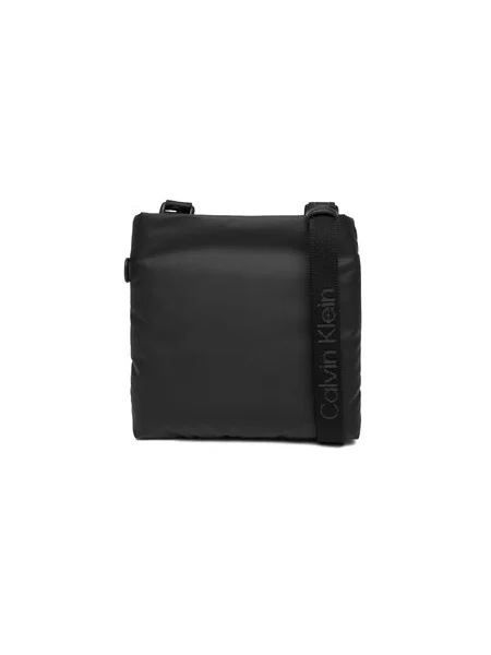Válltáska Calvin Klein Puffer Utility Flatpack fekete