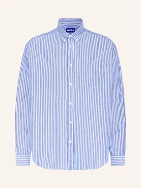Hugo Blue Košile Ebill Comfort Fit bílá/ modrá bílá