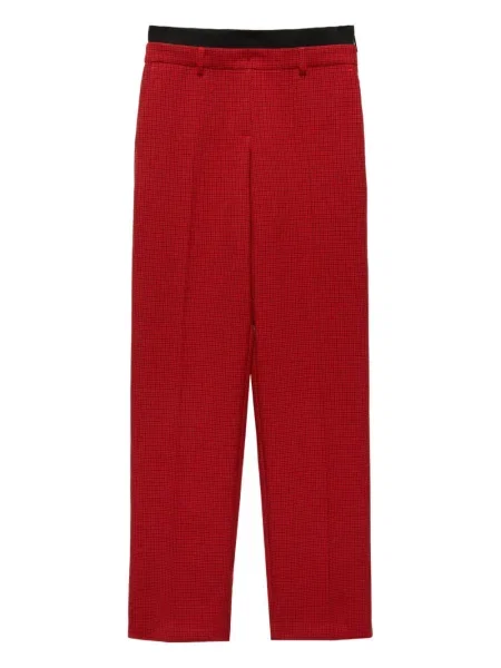 Pantaloni Msgm cu imagine roșu