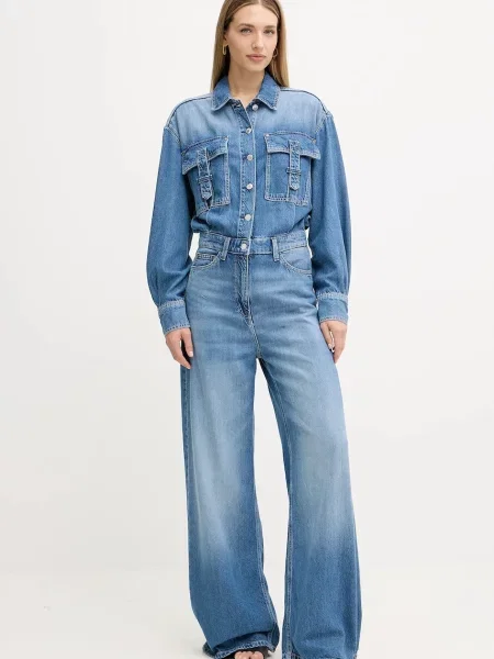 Guess farmer kezeslábas KINSLEY galléros kék