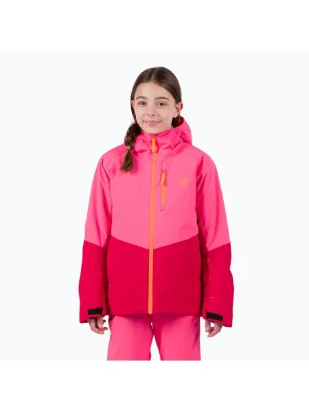 Детско скиорко яке Rossignol Wispile ruby red червено