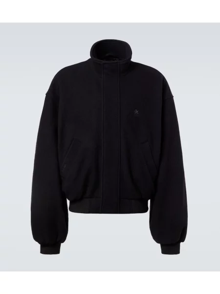 Volnena jakna Balenciaga črna