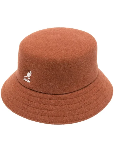 Pălărie Kangol cu broderie maro