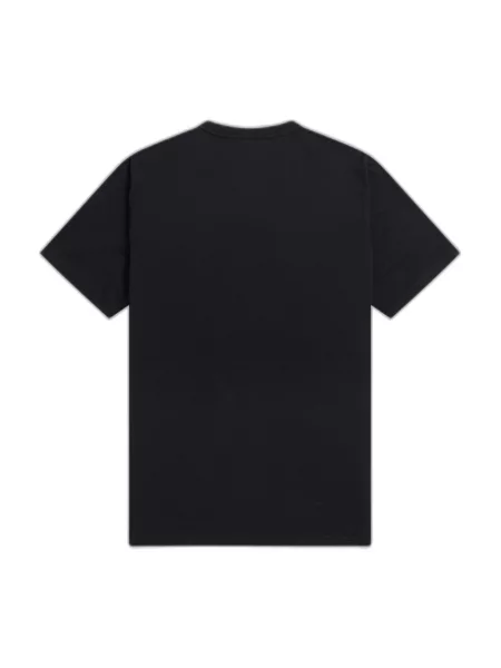 Haftowana koszulka Fred Perry czarna