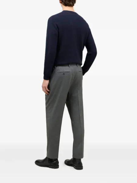 Pantaloni Boglioli de lână gri