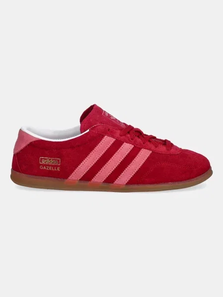 Замшеві кросівки adidas Originals Gazelle LO Pro червоний
