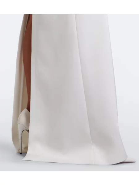 Rochie David Koma fără bretele alb