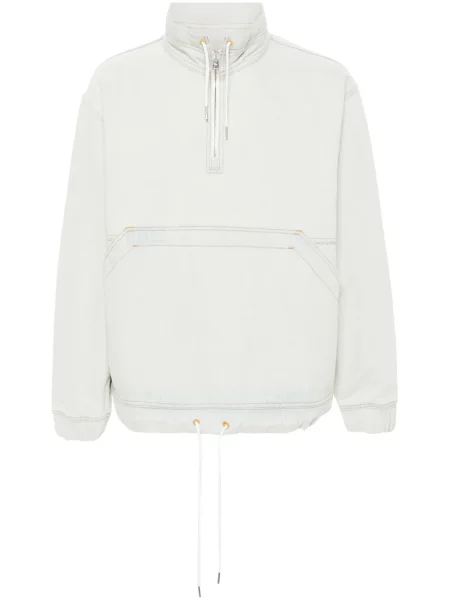 Džínová bunda Maison Kitsuné modrá