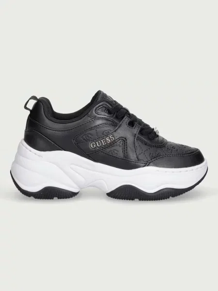 Sneakers Guess FLFHAC negru