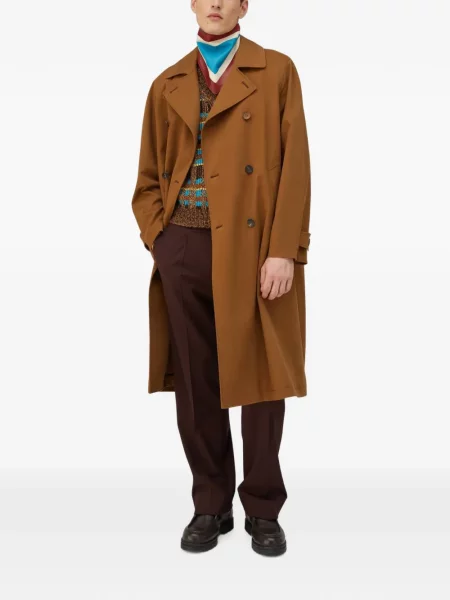 Pantaloni Retori de lână maro