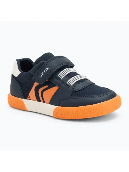 Детски обувки Geox Gisli navy/orange синьо