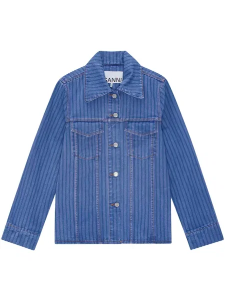 Geacă de blugi Ganni albastru