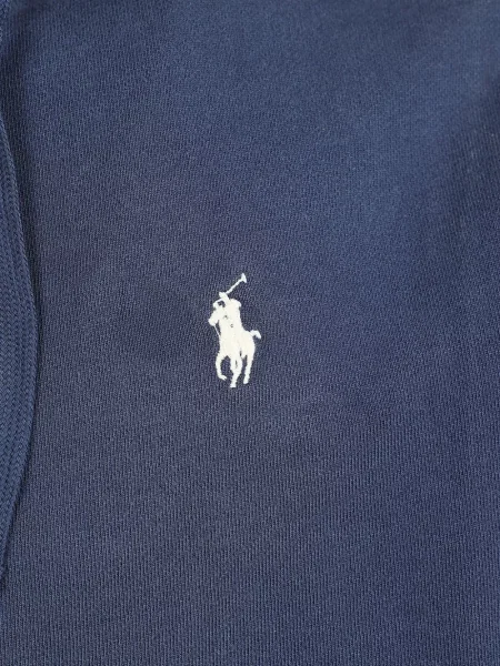Geacă Polo Ralph Lauren din cașmir cu broderie albastru