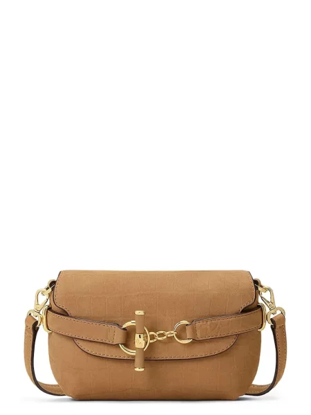 LAUREN RALPH LAUREN Ročna torba Svetlo rjava