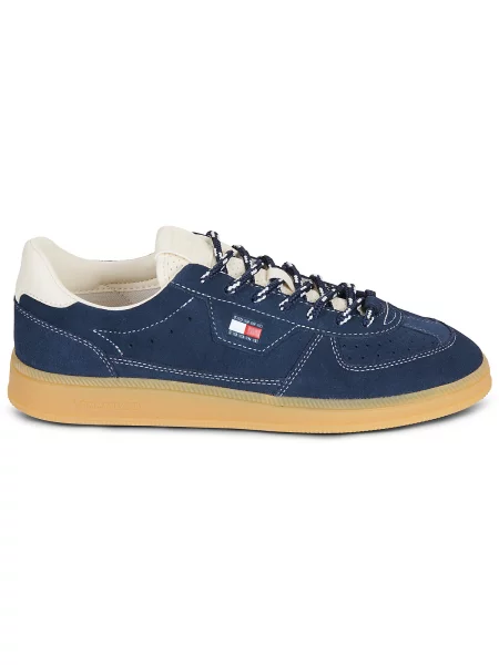 Semišové tenisky Tommy Jeans modré