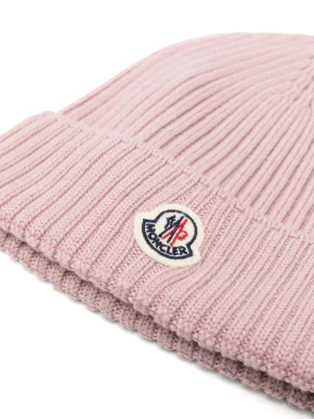 Czapka dziecięca Moncler Enfant różowa