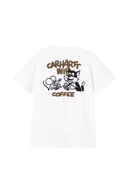 Scurt tricou Carhartt Wip alb