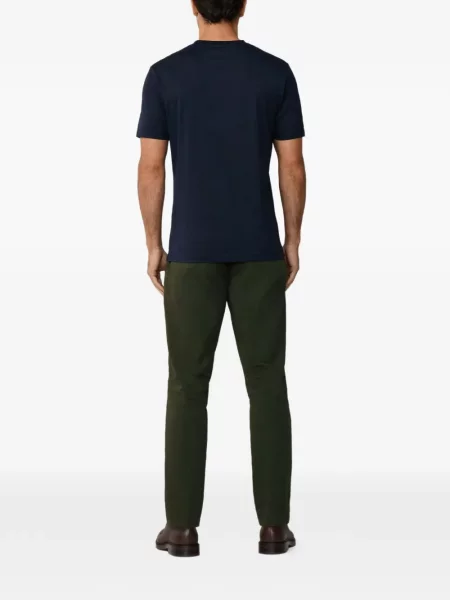 Tricou Hackett London cu autograf albastru