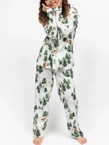 Пижама Cyberjammies из модала белая