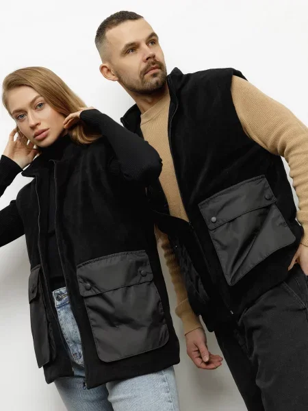 HARVEST Ted Жилет з утеплювачем Унісекс чорний