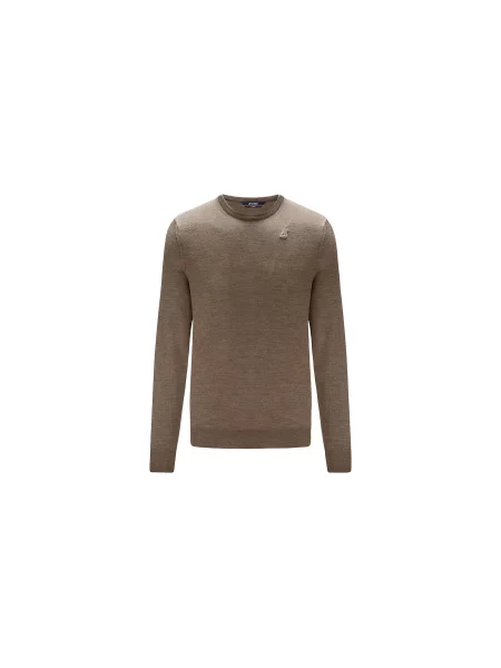 K-Way Sebastien Merino Beige Taupe Mężczyźni Bluzy i bluzy z kapturem K-WAY Beige Size: M beżowa