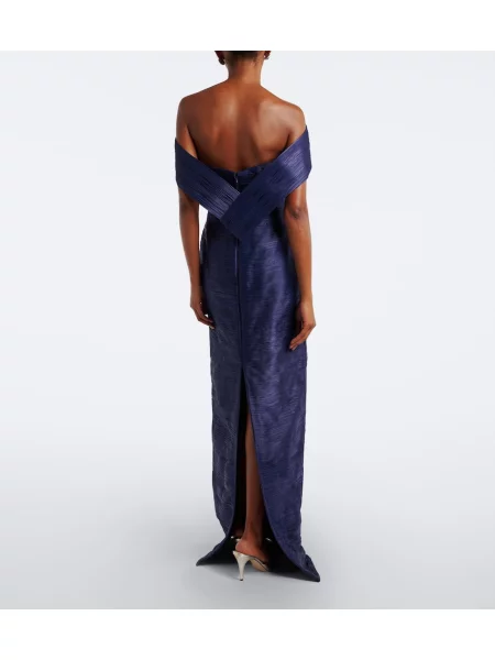 Rochie Marmar Halim albastru