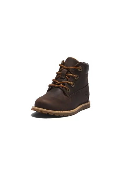 Timberland Kotníková obuv Pokey Pine Boot With hnědá