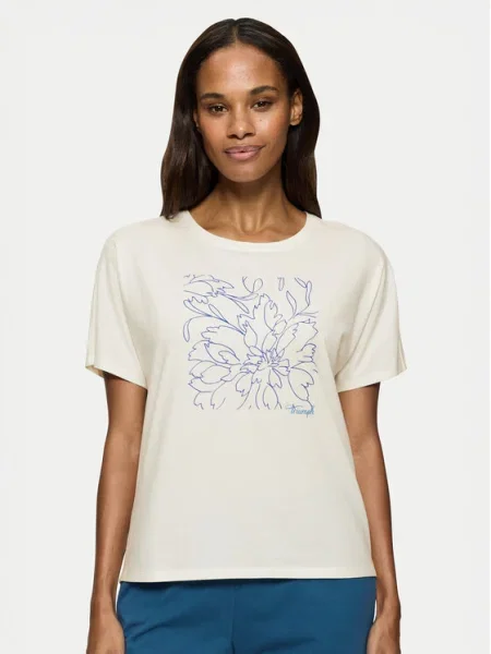 Triumph Cămașă pijama Mix & Match bej