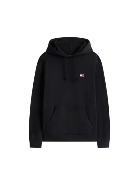 Bluza z kapturem Tommy Jeans czarna