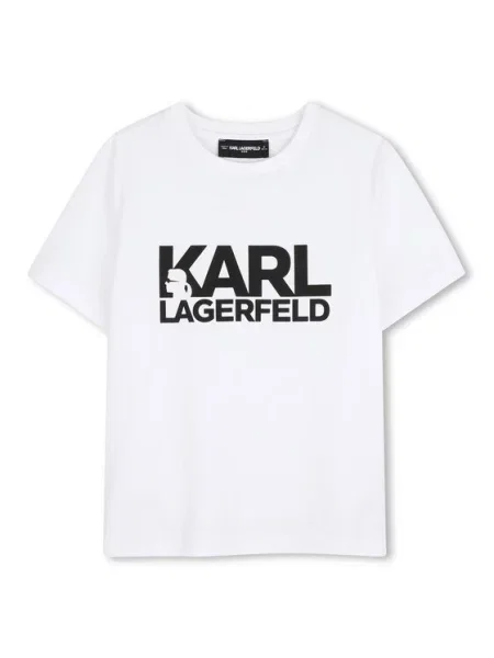 Karl Lagerfeld Kids T-Shirt λευκό