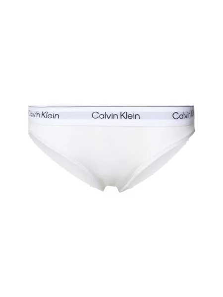 Klasické nohavičky Calvin Klein Jeans biela