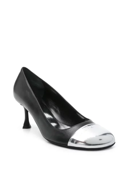 Pantofi cu toc N°21 din piele negru