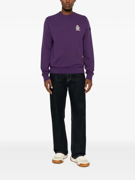 Pulover Moncler cu autograf violet