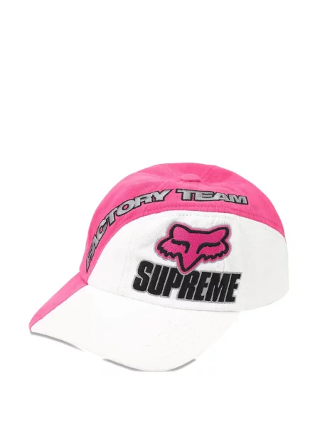 Șapcă Supreme cu broderie roz