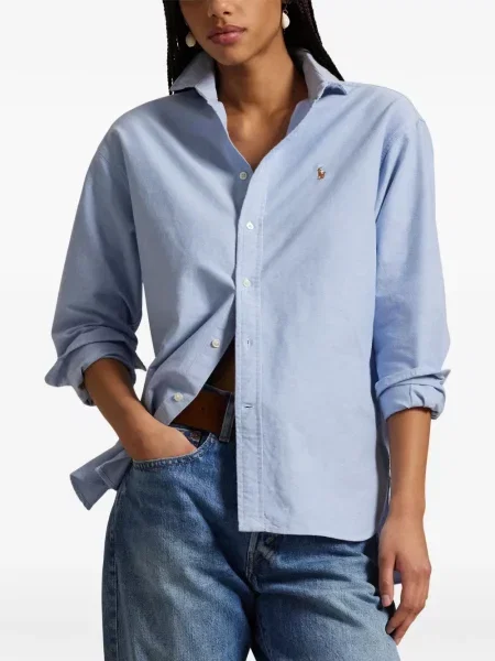 Велурени бягане с яка чорапи Polo Ralph Lauren синьо