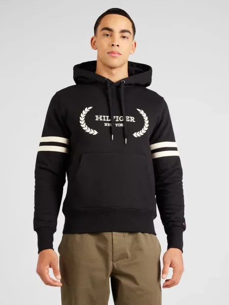 Mikina Tommy Hilfiger čierna