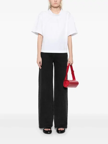 Cu centură blugi cu picior larg 3.1 Phillip Lim negru