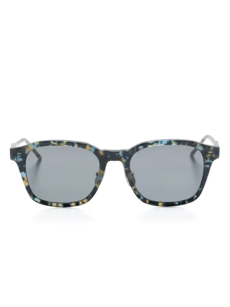 Ochelari de soare Thom Browne Eyewear cu imprimeu abstract albastru