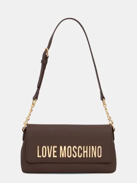 Love Moschino geantă pentru femei cu imitație de piele maro