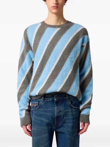 Pulover Msgm cu dungi albastru
